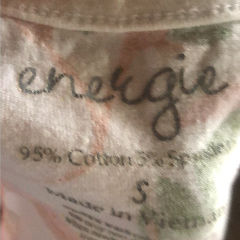 Cute Energie Tank Top Floral Size Small S Camisole - Picture 4 of 4